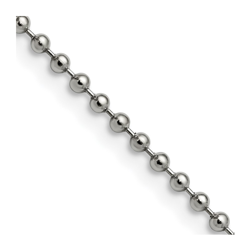 Chisel Stainless Steel Polished 2.4mm Ball Chain - 16in