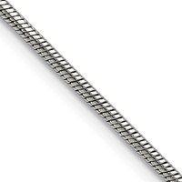 Chisel Stainless Steel Polished 2.4mm Snake Chain, 20" view 1