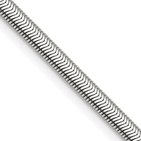 Chisel Stainless Steel Polished 4.2mm Flat Snake Chain, 20" view 1