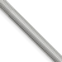 Chisel Stainless Steel Polished 6.2mm Flat Snake Chain, 20" view 1