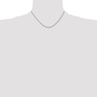 Chisel Stainless Steel Polished 2.4mm Rope Chain, 16" view 4