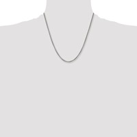 Chisel Stainless Steel Polished 3.2mm Bismark Chain, 20" view 4