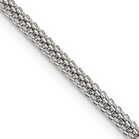 Chisel Stainless Steel Polished 3.2mm Bismark Chain, 20" view 1