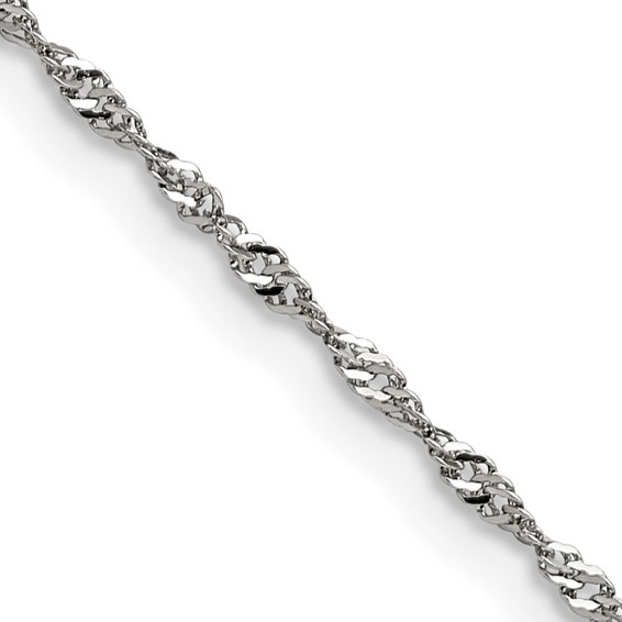 Chisel Stainless Steel Singapore Chain