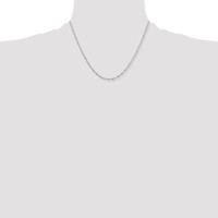 Chisel Stainless Steel Polished 2.5mm Singapore Chain, 18" view 4