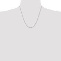 Chisel Stainless Steel Polished 2.5mm Singapore Chain, 20" view 4