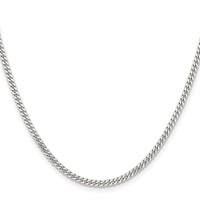 Chisel Stainless Steel Polished 3mm Curb Chain, 16" view 2