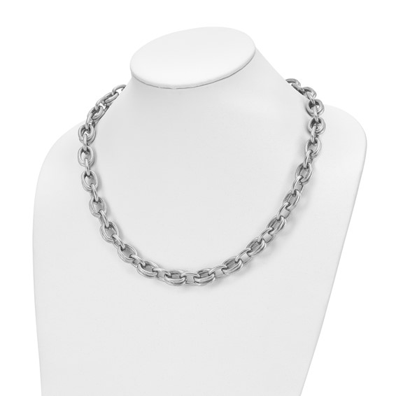 Stainless Steel Polished Multiple Link 22in Necklace