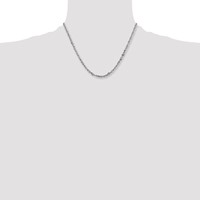 Chisel Stainless Steel Polished 4.2mm Fancy Twisted Link Chain, 18" view 4