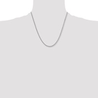 Chisel Stainless Steel Polished 3mm Wheat Chain, 20" view 4