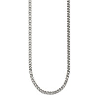 Chisel Stainless Steel Polished Franco Chain, 24" view 3