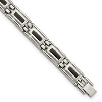 Chisel Stainless Steel Enameled Bracelet, Money Clip and Key Ring Set view 2