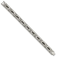 Chisel Stainless Steel Enameled Bracelet, Money Clip and Key Ring Set view 4