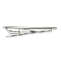 Chisel Stainless Steel Polished Tie Bar view 3