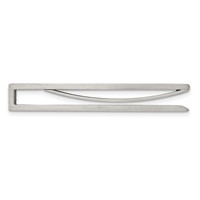 Chisel Stainless Steel Brushed with Resin Tie Bar view 3