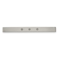 Chisel Stainless Steel Brushed with Resin Tie Bar view 1