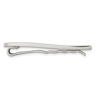 Chisel Stainless Steel Polished Tie Bar view 3