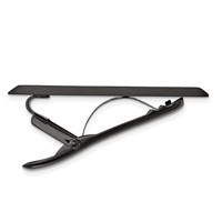Chisel Stainless Steel Brushed Black IP-plated Tie Bar view 3