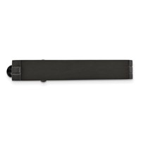 Chisel Stainless Steel Brushed Black IP-plated Tie Bar view 1