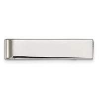 Chisel Stainless Steel Polished Tie Bar Money Clip view 1
