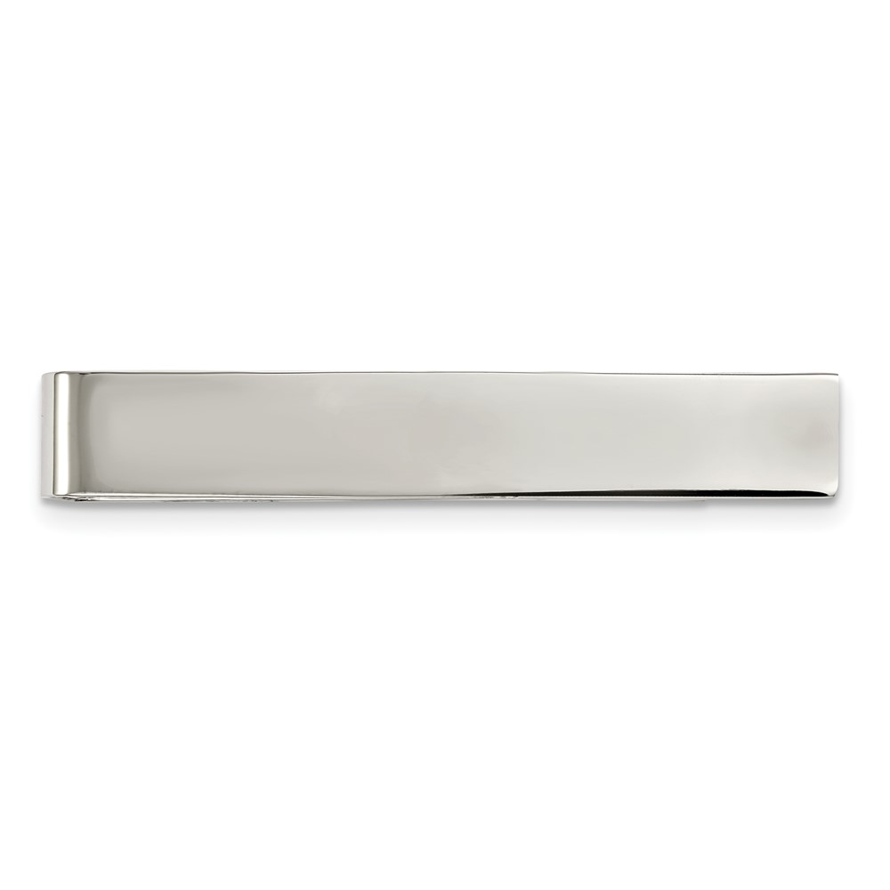 Chisel Stainless Steel Polished Tie Bar Money Clip