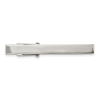 Chisel Stainless Steel Polished Tie Bar view 1