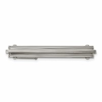 Chisel Stainless Steel Brushed and Polished Tie Bar view 1