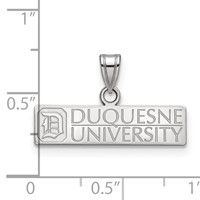 Sterling Silver LogoArt Duquesne University Medium Pendant view 2