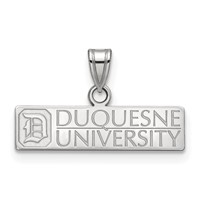 Sterling Silver LogoArt Duquesne University Medium Pendant view 1