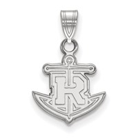 Sterling Silver Rhodium-plated LogoArt Rollins College Anchor Small Pendant view 1
