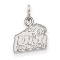 Sterling Silver Rhodium-plated LogoArt University of New Hampshire Extra Small Pendant view 1