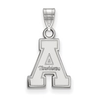 Sterling Silver Rhodium-plated LogoArt Appalachian State University Small Pendant view 1