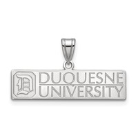 Sterling Silver LogoArt Duquesne University Large Pendant view 1