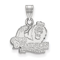 Sterling Silver Rhodium-plated LogoArt Old Dominion University Small Pendant view 1