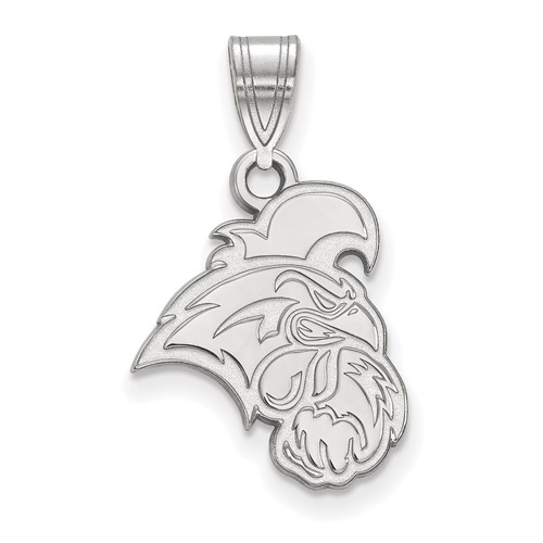 Sterling Silver Rhodium-plated LogoArt Coastal Carolina University Chanticleer Medium Pendant