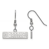 Sterling Silver LogoArt Duquesne University Small Dangle Earrings view 1