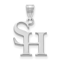 Sterling Silver Rhodium-plated LogoArt Sam Houston State University Medium Pendant view 1