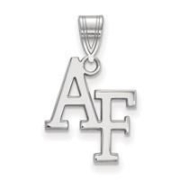 Sterling Silver Rhodium-plated LogoArt United States Air Force Academy A-f Medium Pendant view 1