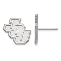 Sterling Silver Rhodium-plated LogoArt John Carroll University Small Post Earrings view 1