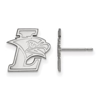Sterling Silver Rhodium-plated LogoArt Lehigh University Small Post Earrings view 1