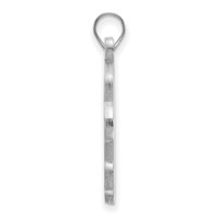 Sterling Silver Rhodium-plated LogoArt University of Pittsburgh Extra Large Pendant view 2