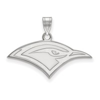 Sterling Silver Rhodium-plated LogoArt University of Tennessee At Chattanooga Mockingbird Small Pendant view 1