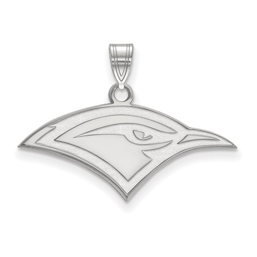 Sterling Silver Rhodium-plated LogoArt University of Tennessee At Chattanooga Mockingbird Small Pendant