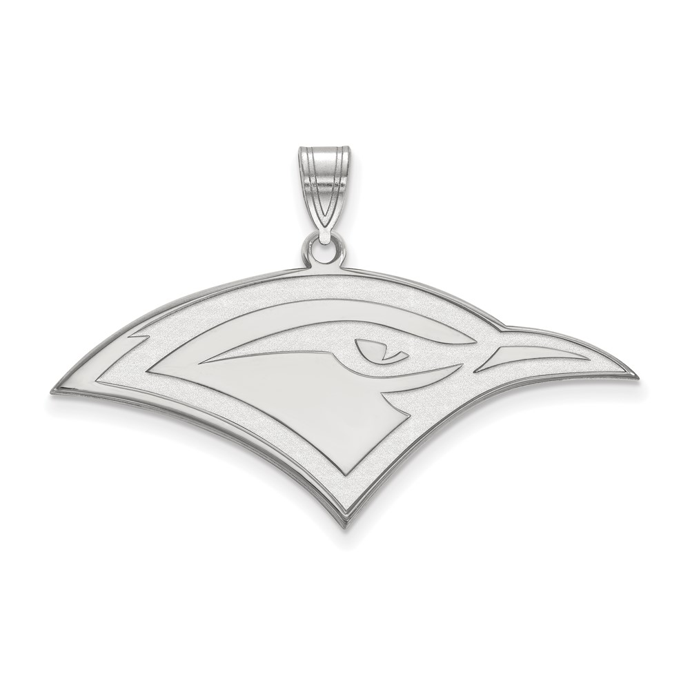 Sterling Silver Rhodium-plated LogoArt University of Tennessee At Chattanooga Mockingbird Large Pendant