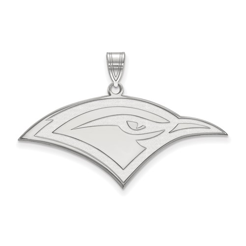 Sterling Silver Rhodium-plated LogoArt University of Tennessee At Chattanooga Mockingbird Large Pendant
