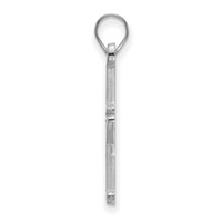 Sterling Silver Rh-plated LogoArt Vanderbilt University Large Pendant view 2