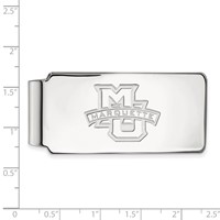 Sterling Silver Rhodium-plated LogoArt Marquette University Money Clip view 2