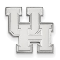 Sterling Silver Rhodium-plated LogoArt University of Houston U-h Lapel Pin view 1