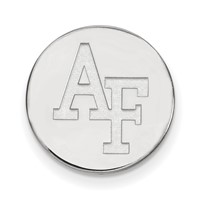 Sterling Silver Rhodium-plated LogoArt United States Air Force Academy A-f Lapel Pin view 1