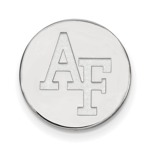 Sterling Silver Rhodium-plated LogoArt United States Air Force Academy A-f Lapel Pin